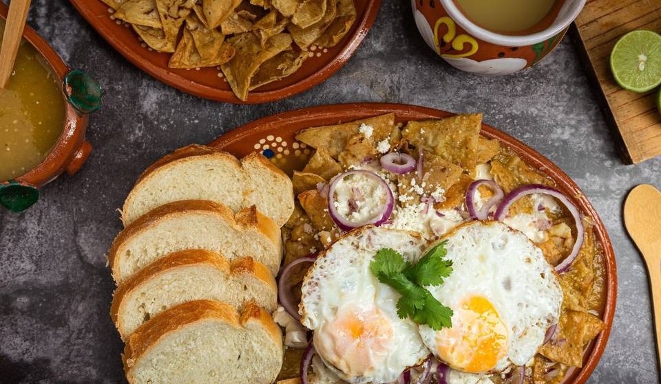 Chilaquiles buffet for just $160 in Mexico City: choose from 8 different sauces and go back for seconds as many times as you like at the Chilaquiliza, available for one day only