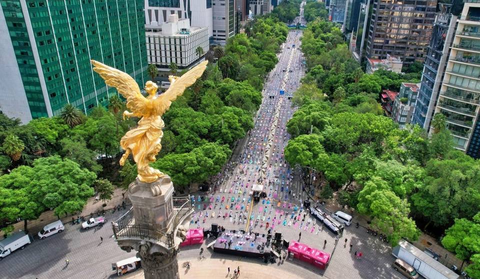 Free mass yoga class? Head to the Monument to the Revolution on June 21