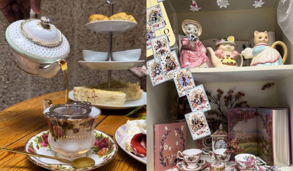 Neither in London nor in Wonderland: this picturesque tea house in the Santa María la Ribera neighborhood serves traditional English afternoon tea