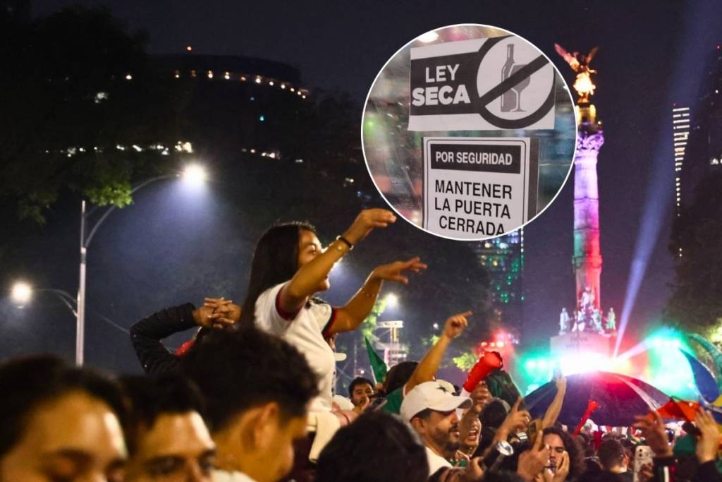 Ley seca el 24 de junio por el partido de México