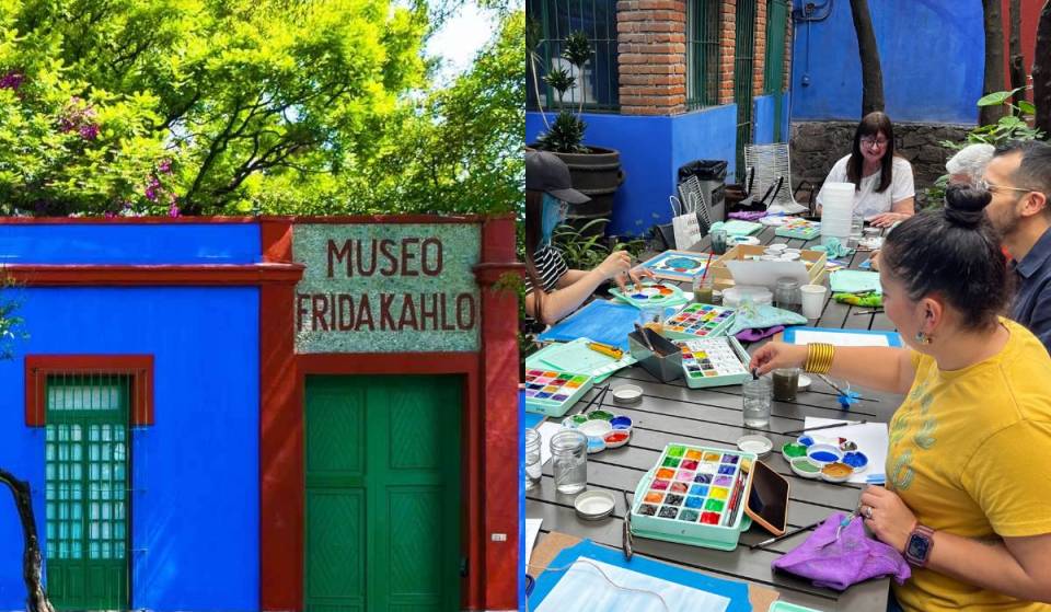 El plan de verano que pocos conocen en Coyoacán: clases de arte en la terraza donde vivió Frida Kahlo