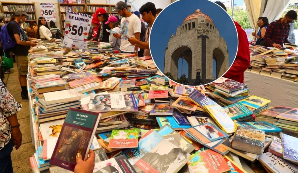 ¡Ya viene el remate de libros en CDMX! Se realizará en el Monumento a la Revolución y durará pocos días