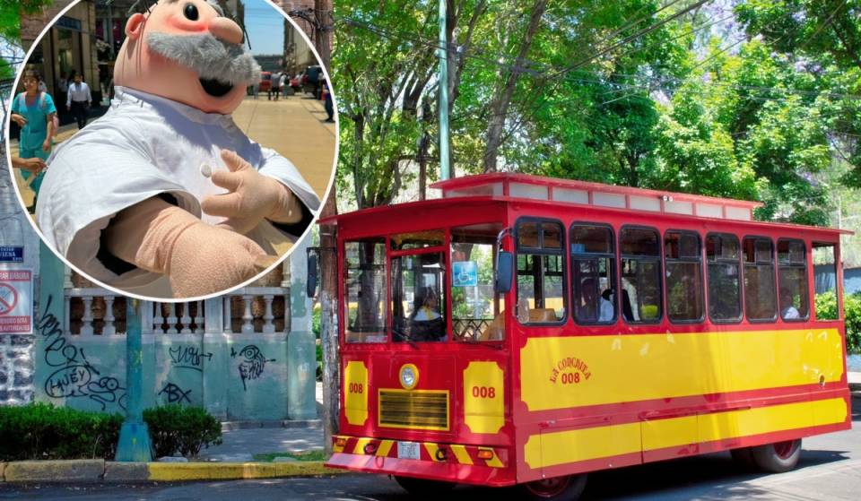 El truco para pasear en tranvía junto al Dr. Simi en Coyoacán por solo $150 pesos