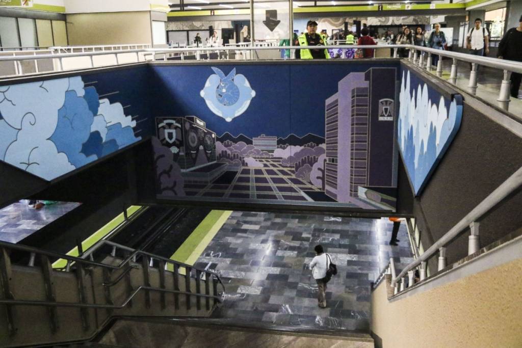 Trabajos pro la renovación de la Línea 3 del Metro de CDMX