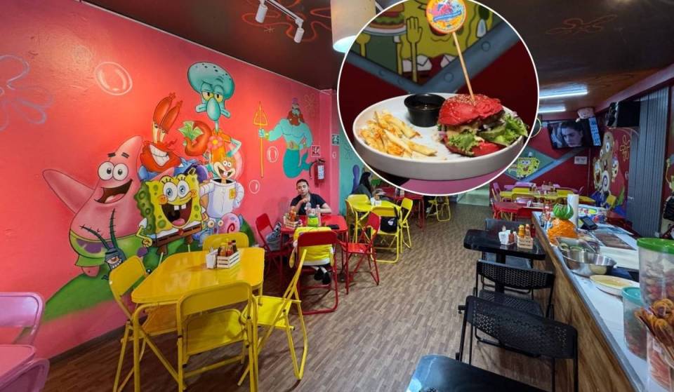El restaurante inspirado en Bob Esponja en Santa María la Ribera con Colorburgers, ceviches y mojitos de un litro: conoce Fondo de Bichini
