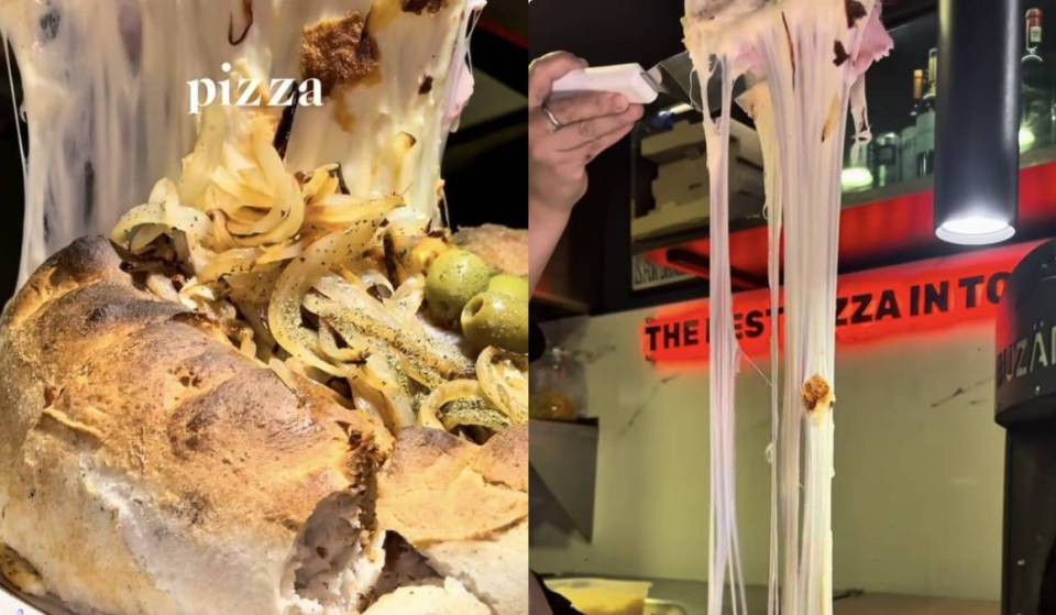 La pizza de más de 2 kilos que ningún comensal ha logrado terminar está en la Del Valle Norte: lleva un kilo entero de queso