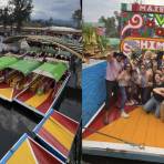 Trajinera con show drag y pista de baile en Xochimilco