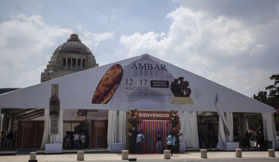 Jewelry, crafts, and more: the Chiapas Amber Expo has already begun at the Monument to the Revolution