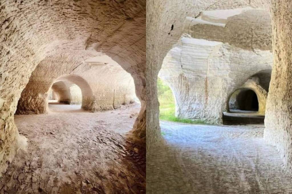 chalk mines in Tlaxcala