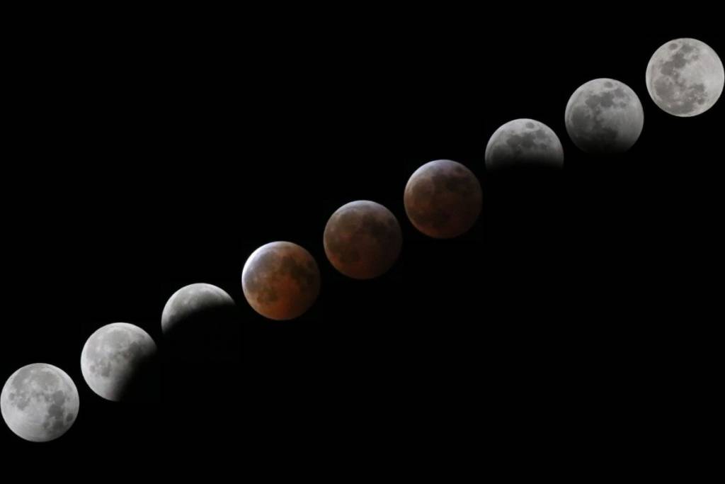 Eclipse de Luna en el Planetario de Chimalhuacán