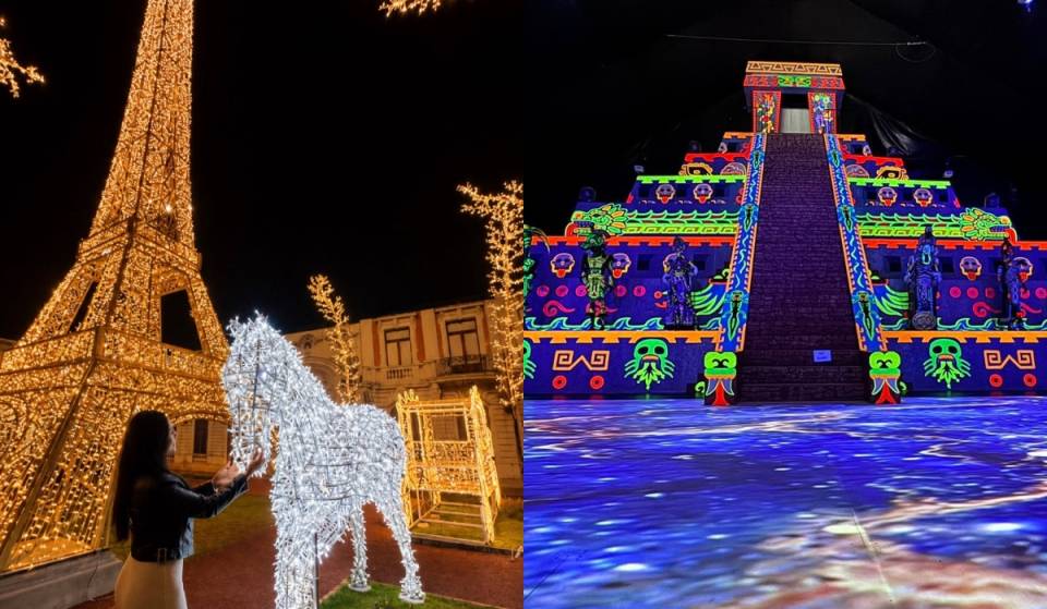 ¿Una Torre Eiffel en Puebla? Conoce el parque de luces inmersivo en el Pueblo Mágico de Chignahuapan