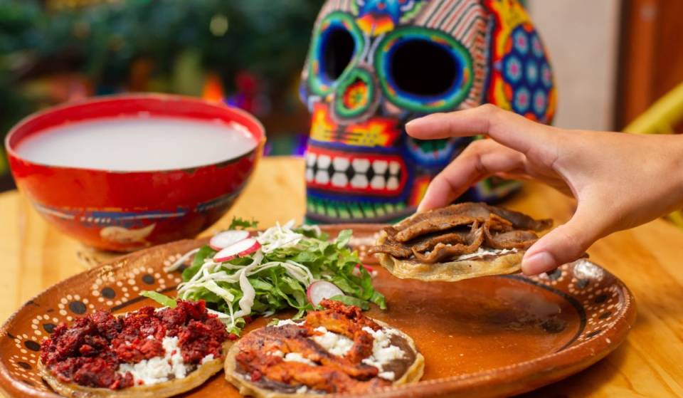 Cured meats, pan de muerto, and even cochinita at the Tlatelolco Day of the Dead Pulque and Beer Market