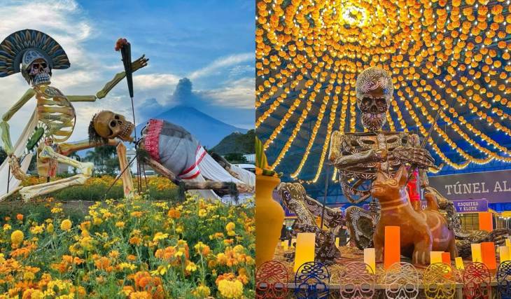 Dioses prehispánicos gigantes tomarán Atlixco: fechas y detalles de Valle de Catrinas 2026