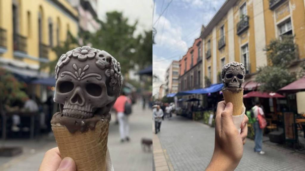 Catrina-shaped ice cream! The dessert that’s stealing the show this season