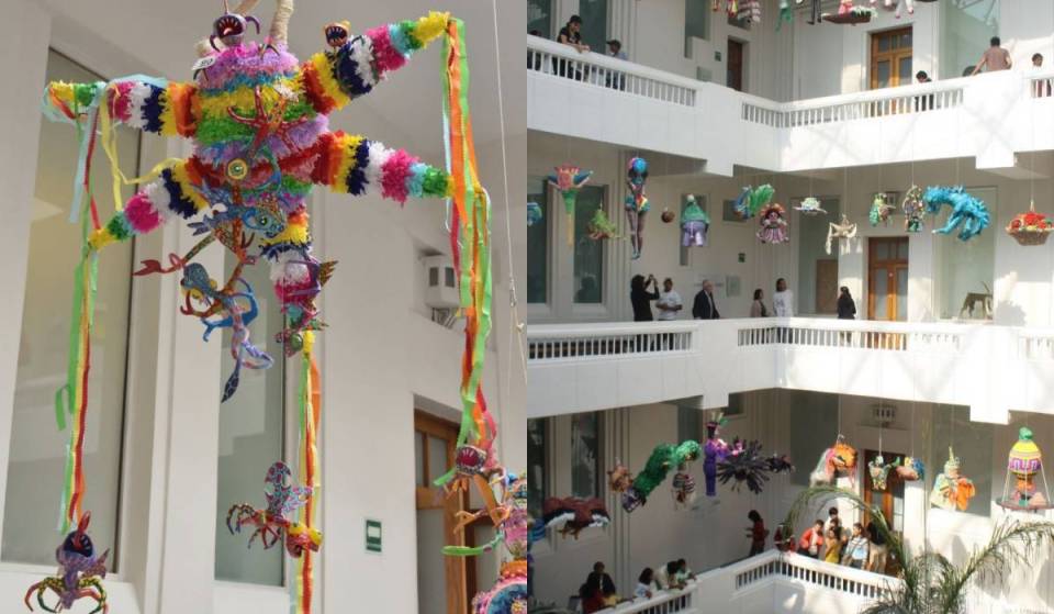 A colorful exhibition of piñatas is coming to Mexico City’s Historic Center: the pieces will be inspired by the monuments, history, and cuisine of Mexico and France