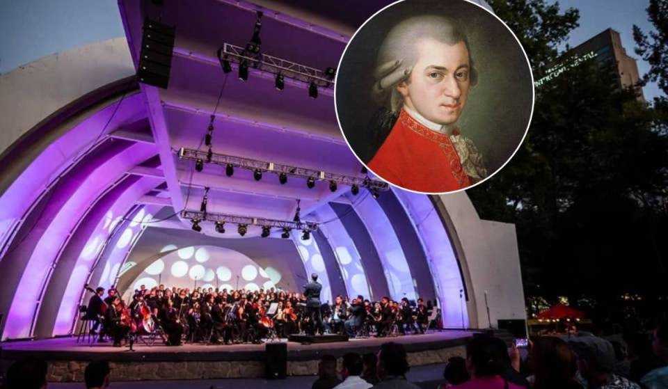 Opera Gala, the outdoor concert featuring more than 100 musicians performing works by Mozart and other classical composers