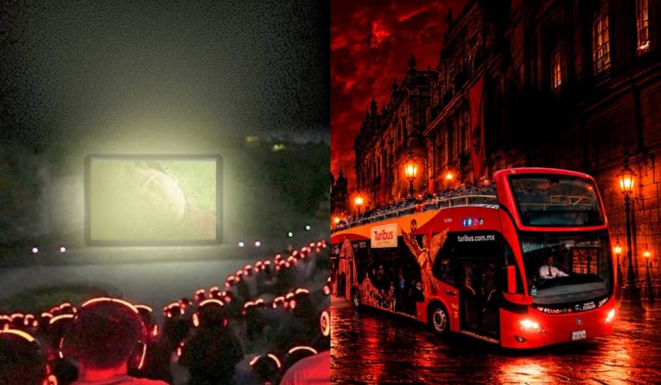 ¡Cine de terror en un panteón de noche! Así es el ‘Cinema Terror’ en Turibus este 2026