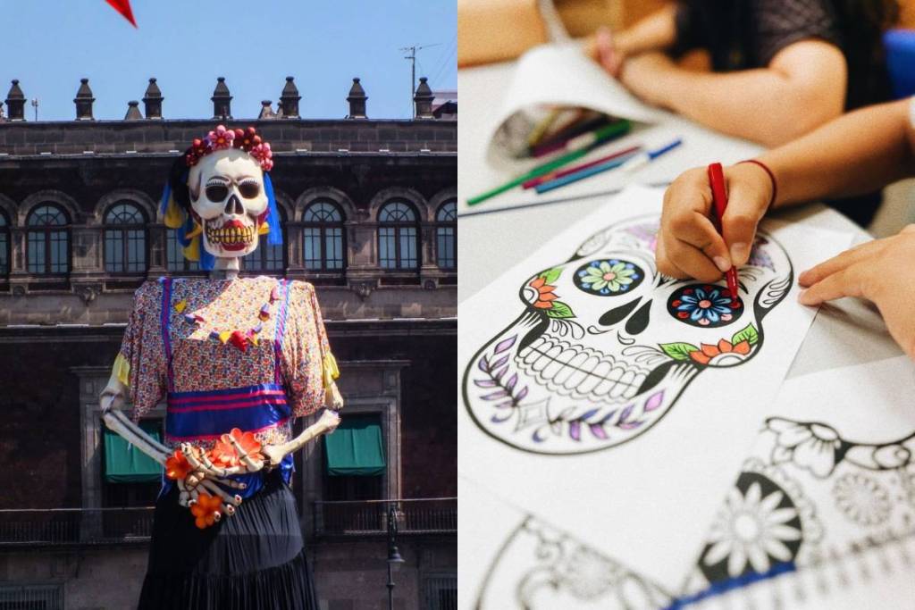cultural bazaar day of the dead historic center mexico city