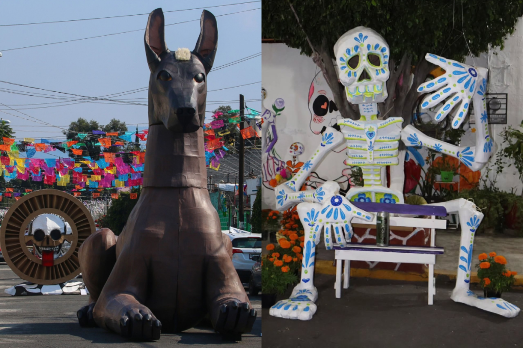 calaveras gigantes 2026 en Tláhuac