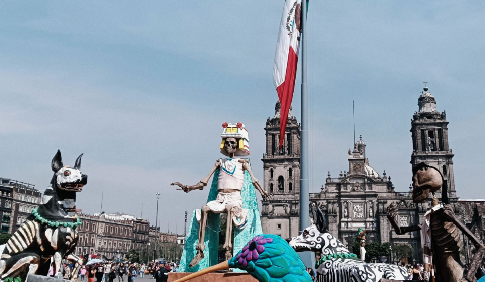 A 32-meter-tall Catrina in the Zócalo! Everything about the 2026 Day of the Dead Monumental Altar
