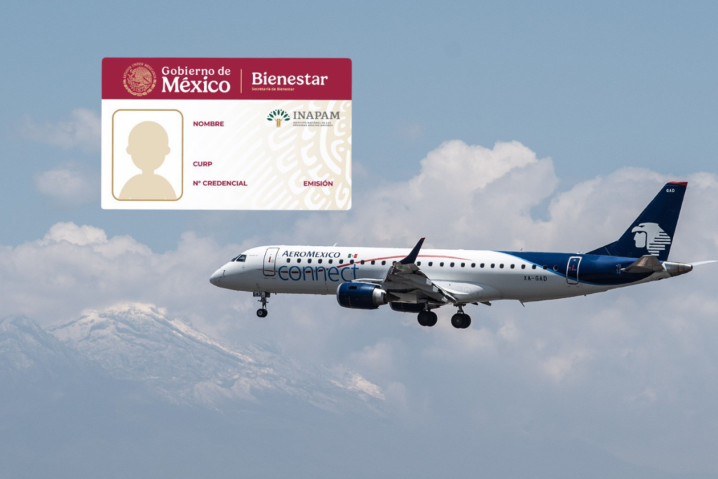 INAPAM discount on Aeroméxico