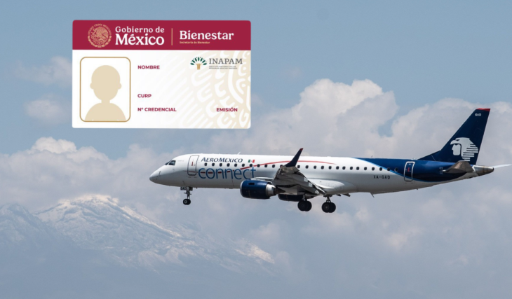 Aeroméxico offers a discount to INAPAM 2026 cardholders: it provides discounts on one-way and round-trip flights