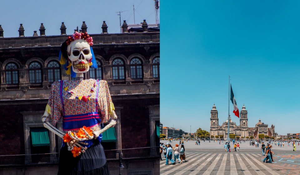 Let’s beat Jalisco! The 32-meter-tall Catrina that will amaze the Zócalo this Day of the Dead