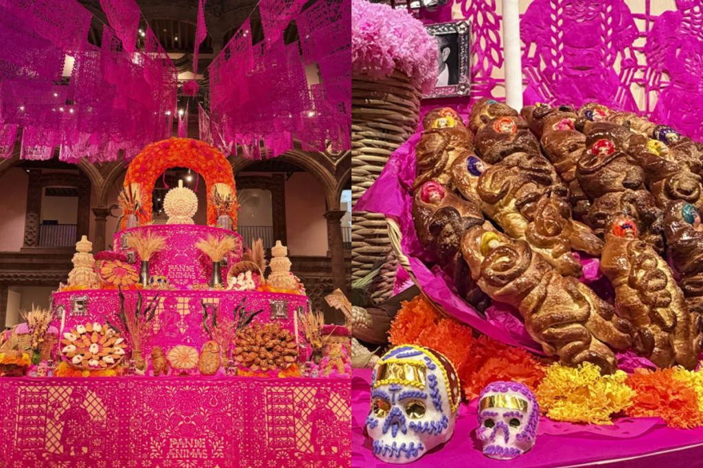 ofrenda pan de ánimas centro histórico cdmx