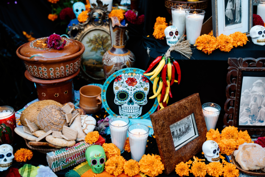calendario día de muertos