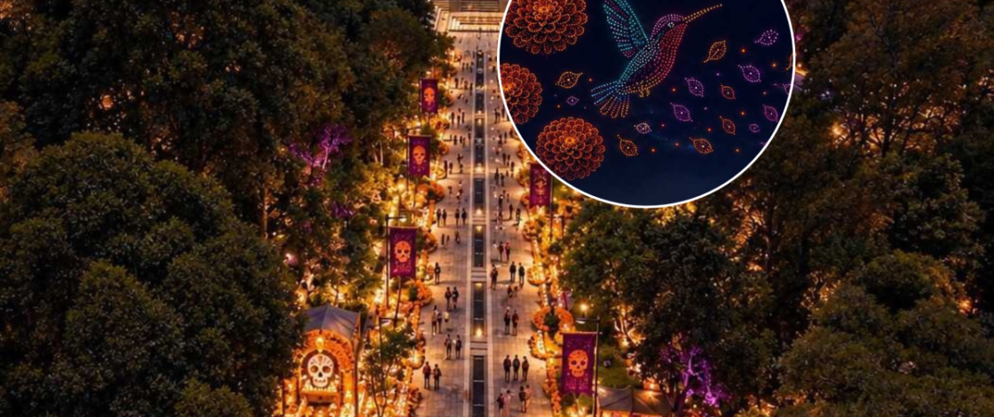 Horarios para ver el show de drones de Día de Muertos en el Bosque de Chapultepec: la entrada es gratis