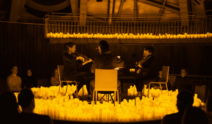 In Cincinnati, string quartets are performing classical and contemporary hits surrounded by thousands of candles — Uncover tributes to Taylor Swift, Coldplay and more