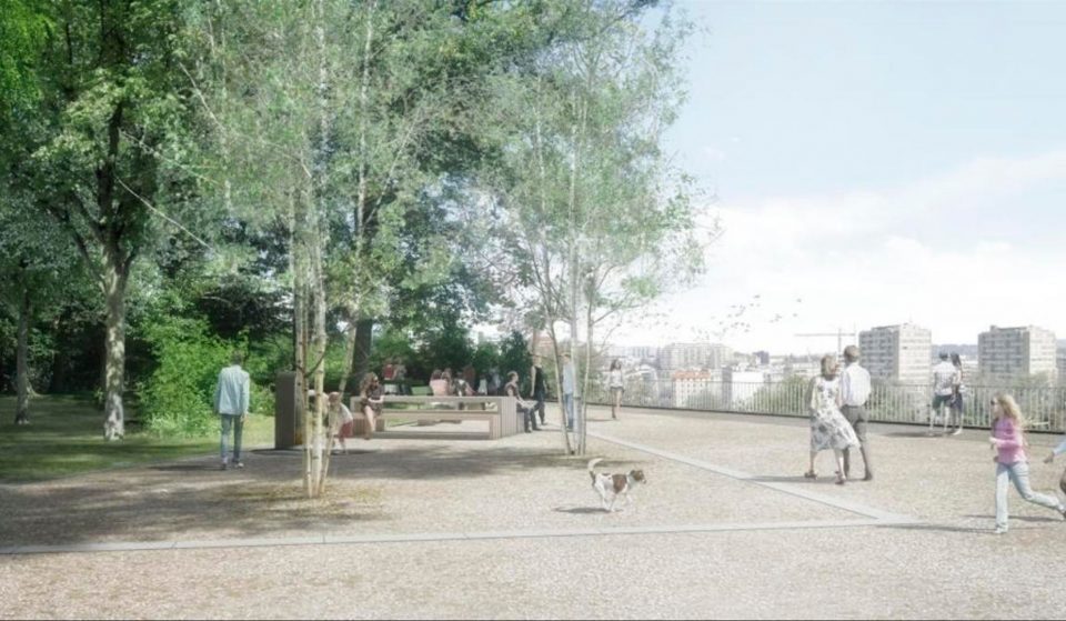 Des bancs élevés panoramiques installés au bois de la Bâtie !