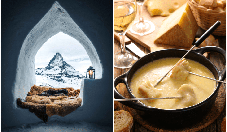 Insolite : une fondue dans un igloo au Village des Neiges !
