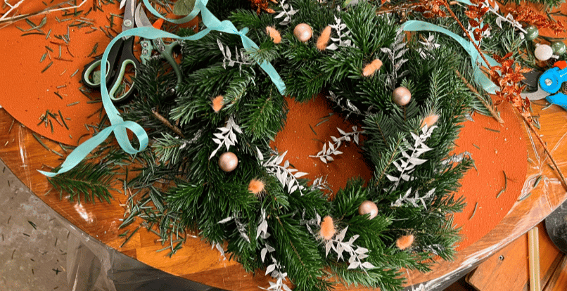 Couronne de Noël Aube de l'Art
