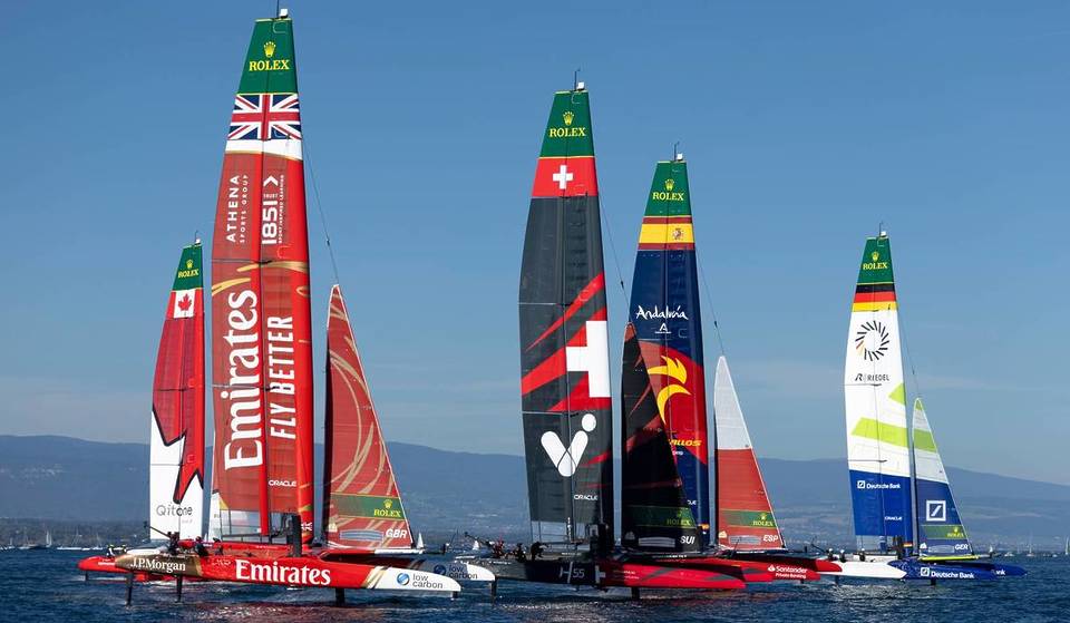 Le Lac Léman va se transformer en circuit nautique géant avec des catamarans capables d’atteindre les 100 km/h – tout savoir sur le SailGP de Genève