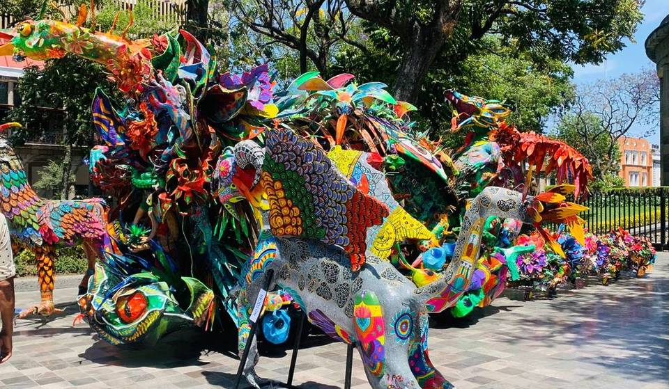 Una expo de alebrijes monumentales llega al Centro Histórico