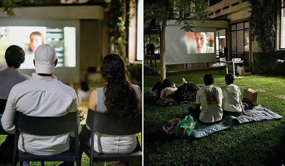 Pelis gratis y al aire libre en una casona en la Americana