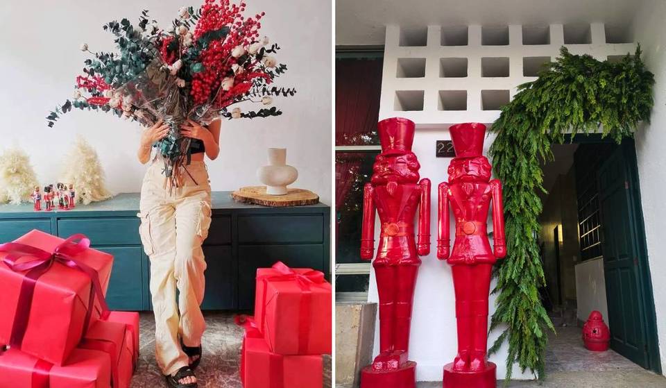 Tienda pop-up de decoración navideña: arma tu casita de jengibre y tu corona