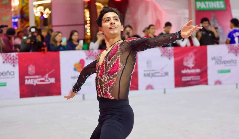 ¡Donovan Carrillo inaugurará la pista de hielo en Guadalajara!