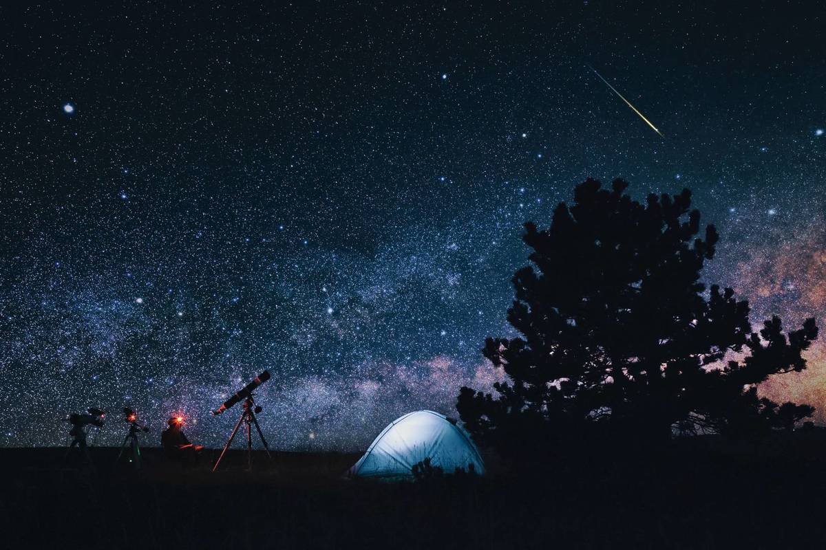 Camping astronómico para familias