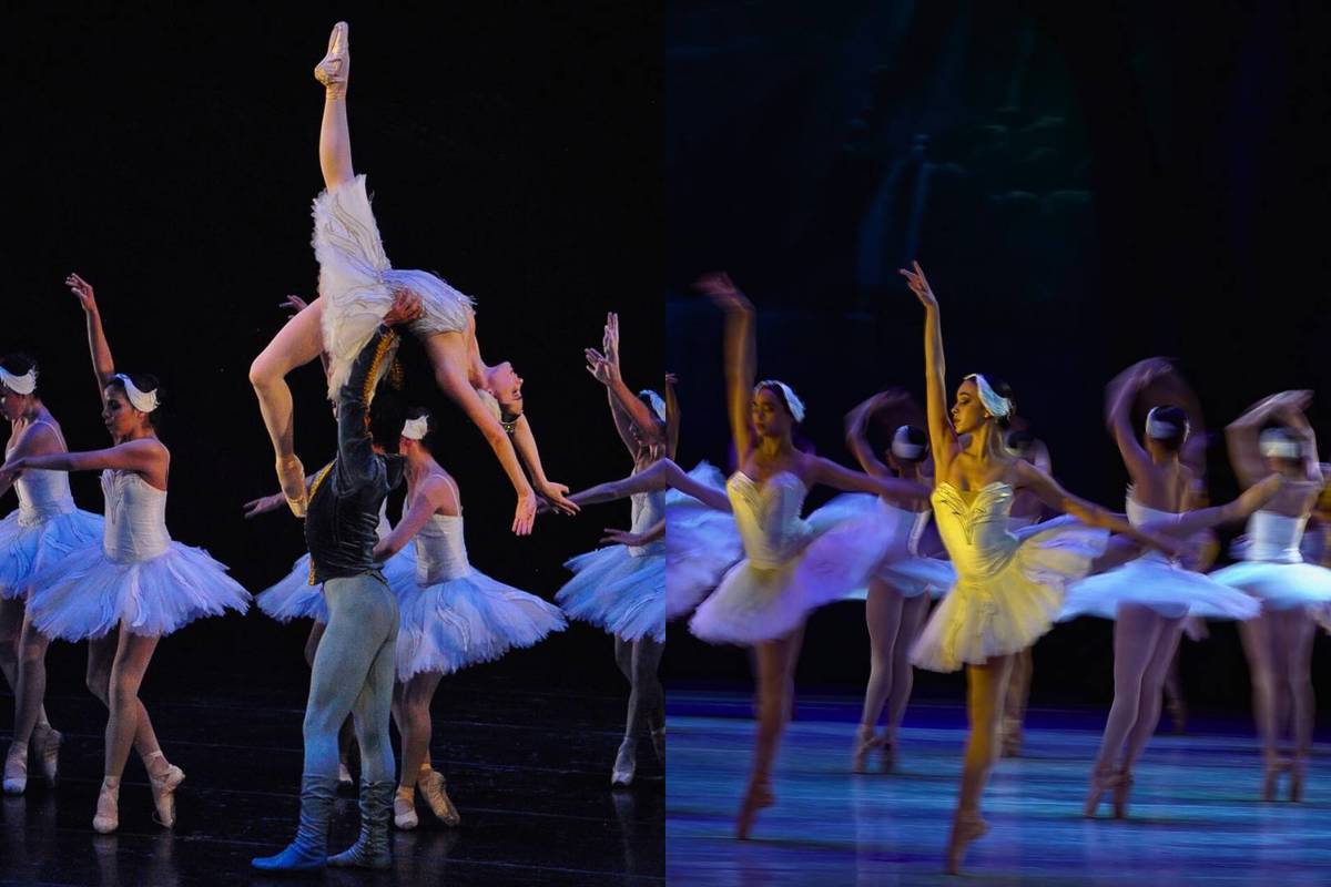 El Lago de los Cisnes Acrobático