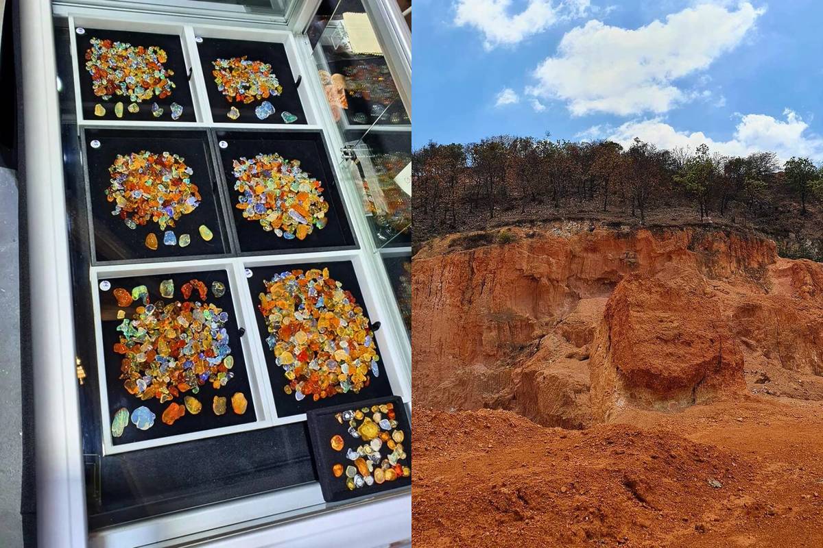 Mina de ópalo cerca de Guadalajara