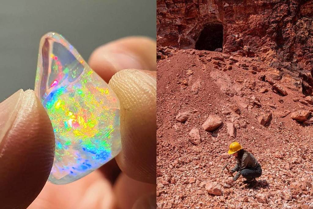 Mina de ópalo cerca de Guadalajara