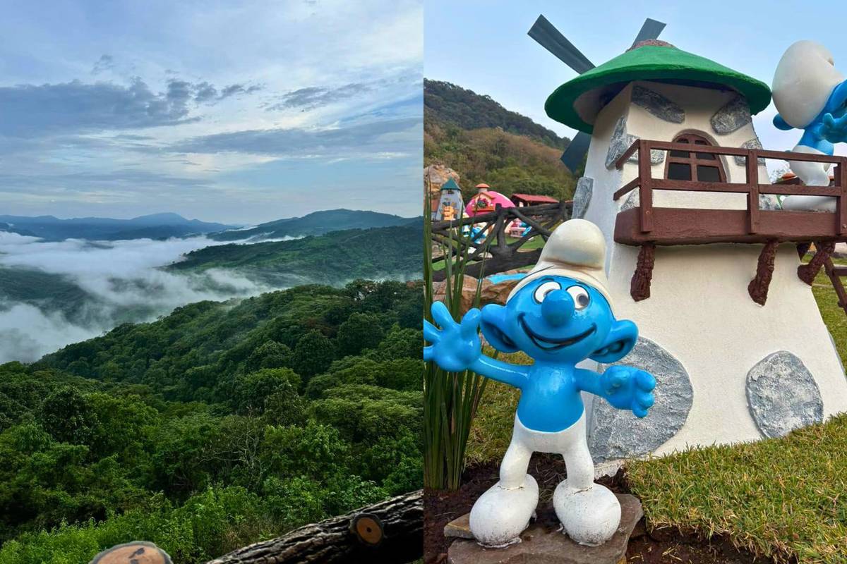 Nueva aldea pitufos parque atracciones Mazamitla