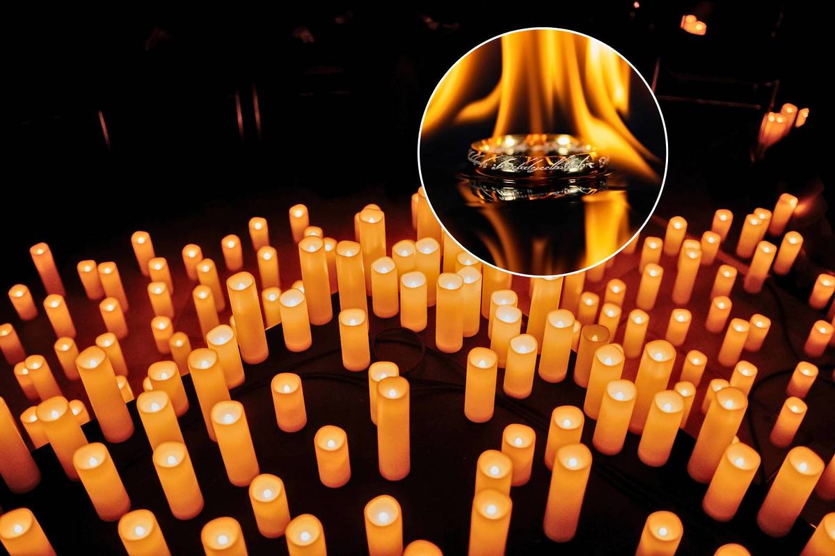 25 años señor de los anillos concierto candlelight