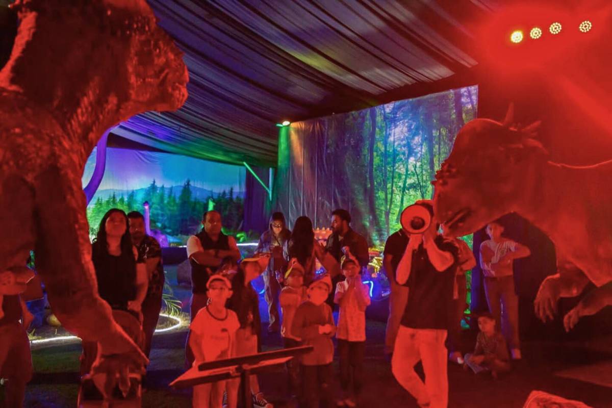 exposición de dinosaurios gigantes en Guadalajara