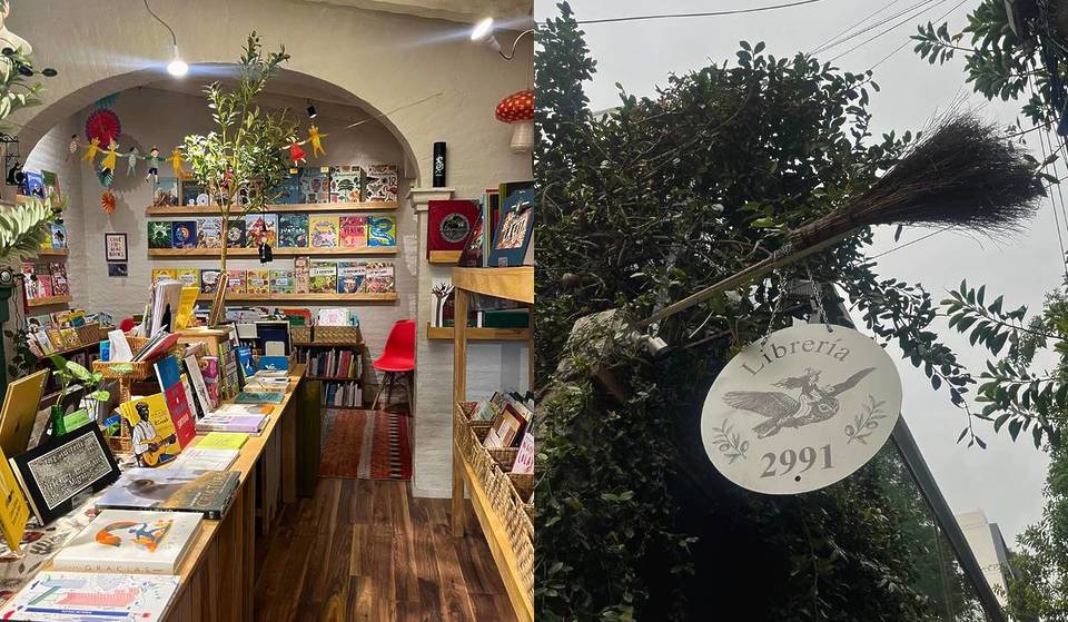 Guadalajara has a super magical secret bookstore hidden behind the door of a restaurant.