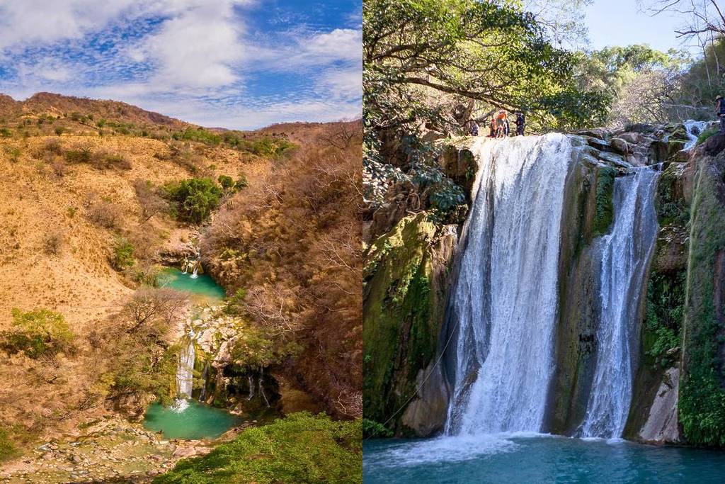 cañón aquetzalli agua turquesa