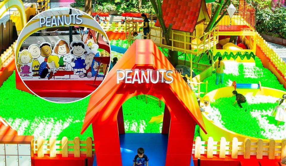 Llega a Galerías Santa Anita el primer playground de Peanuts, con casita de Snoopy, alberca de pelotas, tirolesa y más