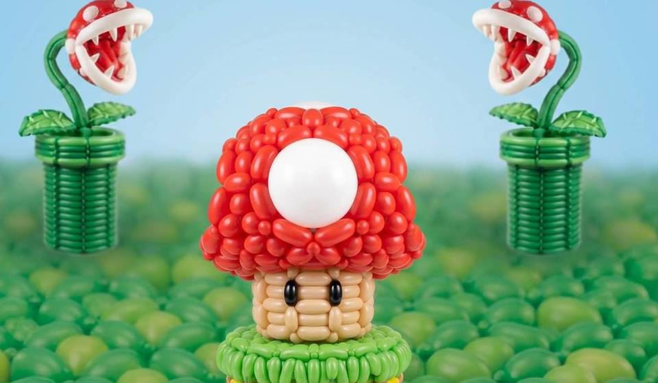 Una instalación gigante de globos inspirada en Mario Bros llega a Plaza Galerías Guadalajara con entrada gratuita